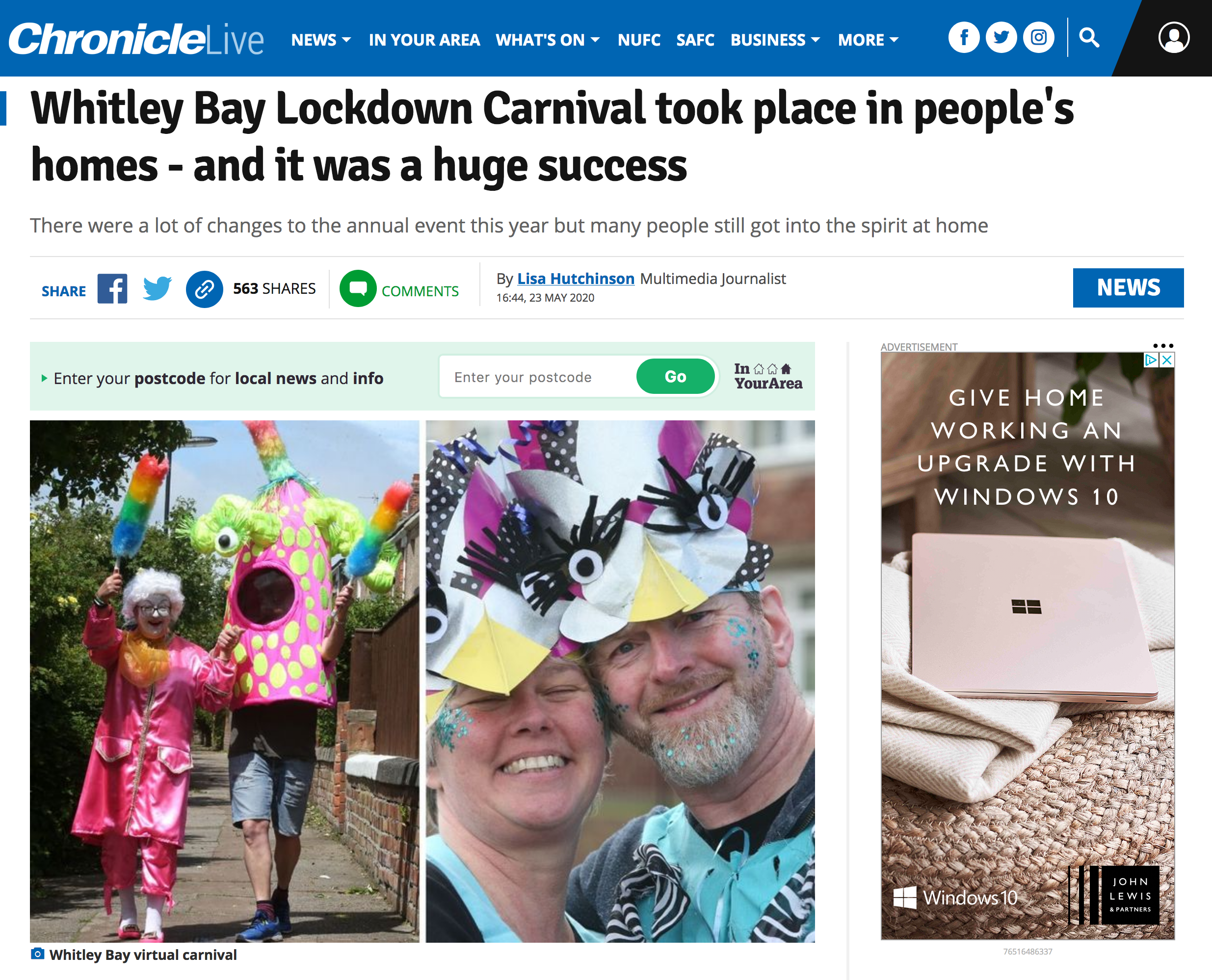 Carnival in the News